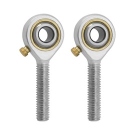 SG Store Pack of 2 M6 x 1.0 Spherical Joint Bearings with Ball Joint POS6 Right Thread Connection Self-Lubricating Spherical Bearing with Lock Nuts