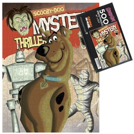 Scooby-Doo Mystery Thriller 500 Piece Jigsaw Puzzle for Adults, 16" L X 21.5" W