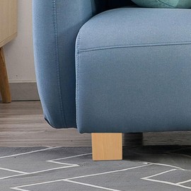 Angoily Wood Furniture Riser, 4PCS Wooden Bed Risers Lifts up 2200 Lbs Heavy Duty Bed Raising Blocks for Beds Couches Desks Table Risers, Wood Couch Riser