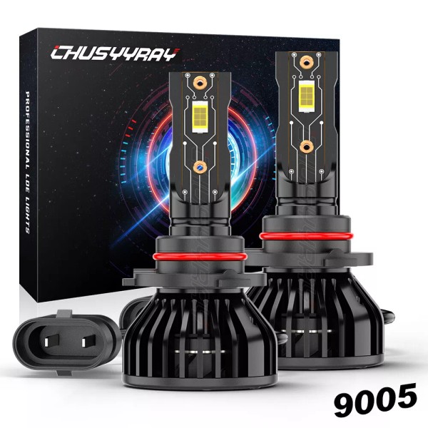 CHUSYYRAY 9005 LED Headlight Super Bright Bulbs Kit White 6000K