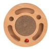 Petsona Scratching Board for Cats, Natural Cat Scratcher, Playground, Scratching