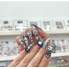 ❣️ Premium Art Tweed Check Handmade Nail Tips ✨ -