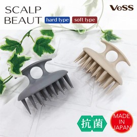 Bess Industries BEA-1201 Scalp Butte Scalp Massage Brush Shampoo Brush Scalp Brush (Hard Type) Made in Japan