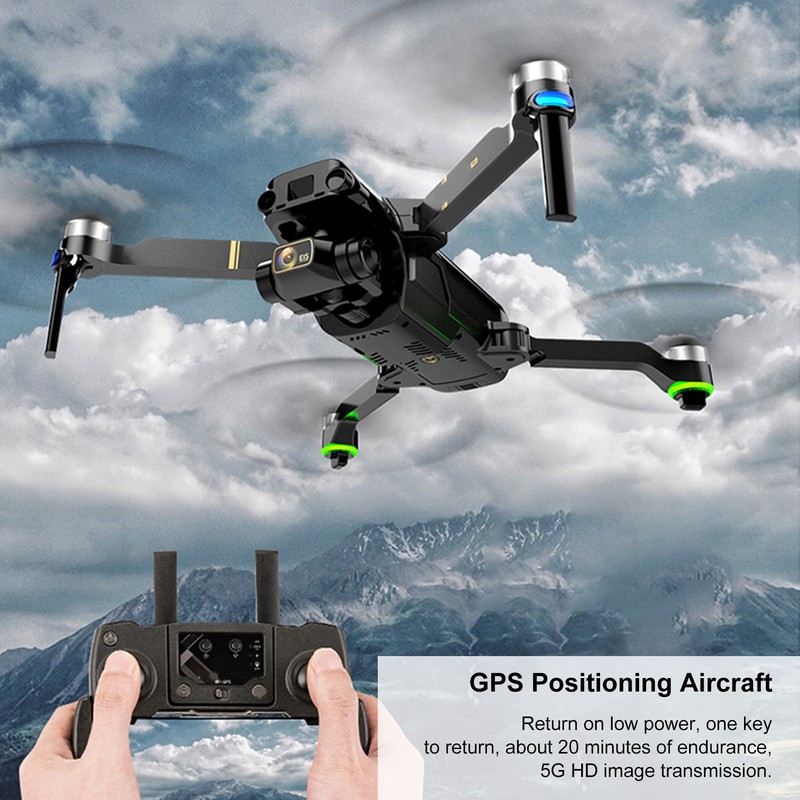 Aerial Drone with 8K HD Dual Camera Anti Shake GPS