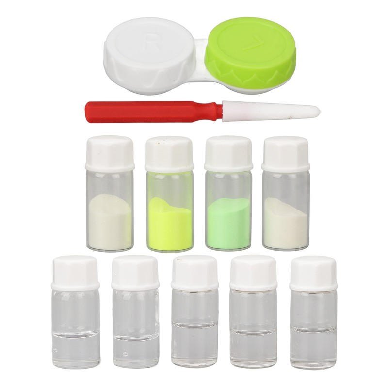 4 Colors Watch Fluorescent Powder Set Mixing Liquid Professional Watch