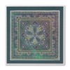 Clarity Stamps Tina's Hearts & Swirls Embroidery Parchlet A6 Square