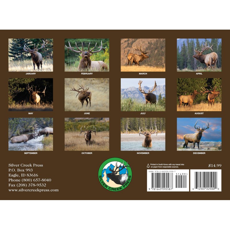 2025 Elk Calendar