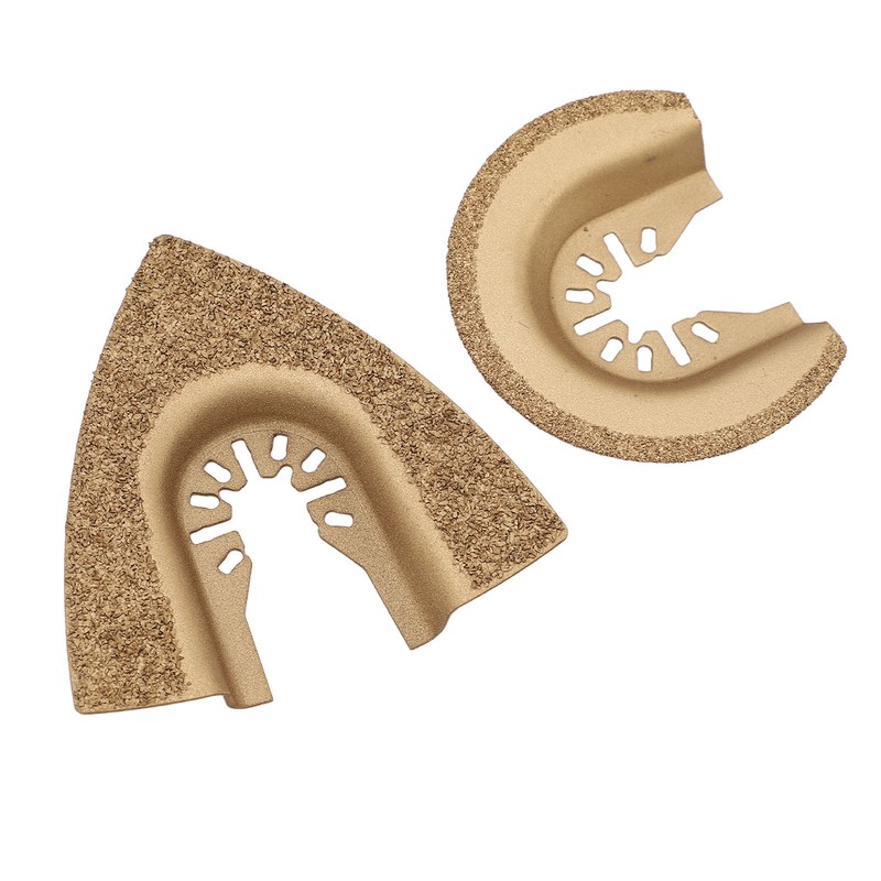 10Pcs Oscillating Saw Blade Triangle Semicircular High Carbon Steel Multitool