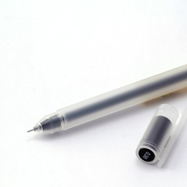 BBZHUO 0.38 Black Gel Ink Pens Ultra Fine Point Smooth Writing Rollerball Pens,No Smudge,Smear & Bleed Through,Japanese Style Ultra Thin Light Weight Pens Barrel for Office School Stationery Supply