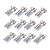 Minkissy 15pcs Reusable Metal Nail Mold Tips for Nail Extension