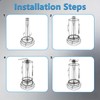 Toilet Canister Flush Valve Replacement Kit, Compatible With Kohler GP1229656,