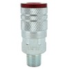 ColorFit by Milton 716MC Pneumatic Couplers - (M-Style, Red) -