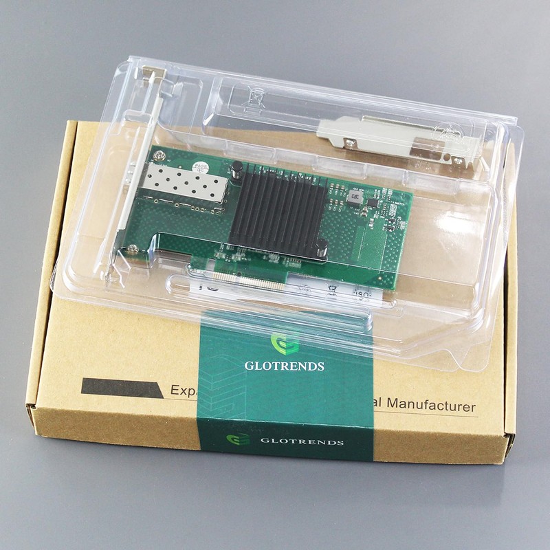 GLOTRENDS ST7315 10Gb SFP+ Network Card, PCIe 2.0 X4 Interface,