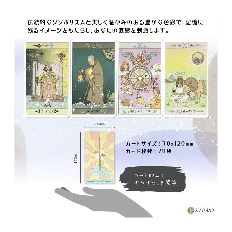 Lunasol Tarot Luna Sol Tarot Divination with Japanese Manual (English