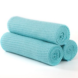 Beelvtifl Microfiber Gym Towels 3 Pack, Quick-Drying Yoga Towels for Sport, Workout Equipment, Home and Gym, 16 Inches x 27.5 Inches