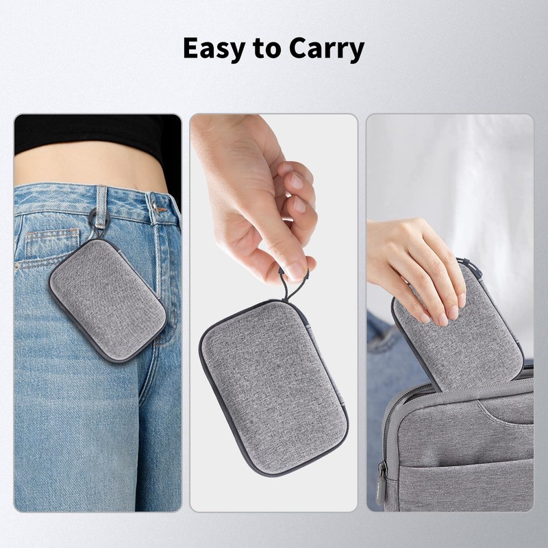 Travel Case for PLAUD NotePin AI Voice Recorder and Charging