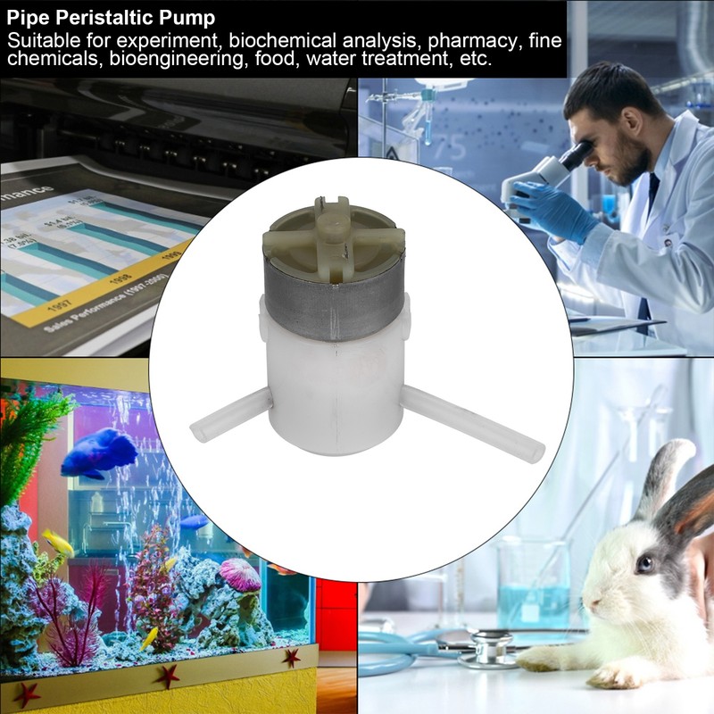 DC 6V Miniature Strong Suction Peristaltic Pump Pipe Pumps for