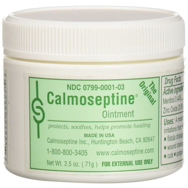 Calmoseptine Diaper Rash Ointment Jar, 6 Count