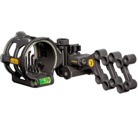 Trophy Ridge Peak 5 Pin Bow Sight (Right Hand) Black, 5-Pin - .019