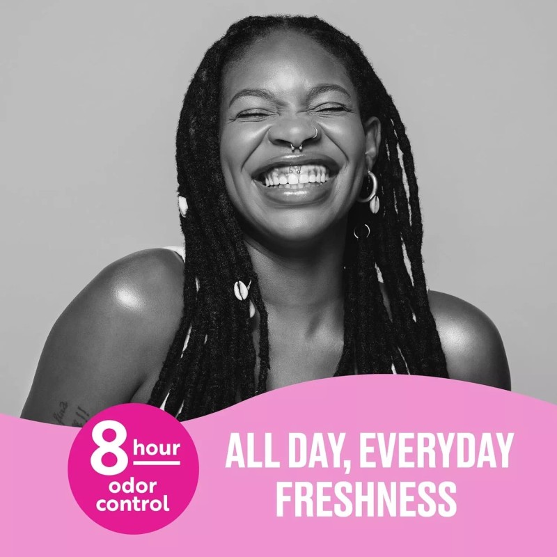 Carefree Panty Liners, Extra Long Liners, Unwrapped, Unscented, 100ct