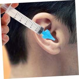 SAFIGLE 4 Sets Ear Cleaning Irrigators with Measurement Scale for Ear Wax Removal Lightweight and Portable for Home Use