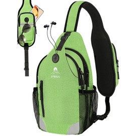 VPBAGE Sling Crossbody Backpack for Women and Men,Chest Bag Cross Body Travel Hiking Daypack Sling Bags