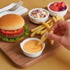 HIC Kitchen Mini Eared Ramekin Set, Fine Porcelain, 1-Ounce, Set