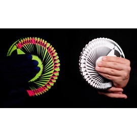 Chris Cards Covered Circles Glow Playing Cards - Cardistry, Magic Cards with Glow Effect Card Deck Magic Tricks - Playing Cards - Poker Cards