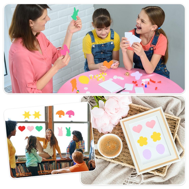 PATIKIL バレットカットアウトペーパー 54個のドングリ形の掲示板用ペーパーカットアウト装飾 教室のDIYクラフトプロジェクトやパーティー用品に適した粘着ポイ ント付き