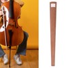 4/4 Cello Fingerboard Redwood Cello Fingerboard Musical Instrument Accessory for