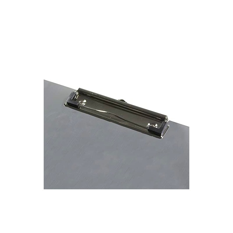eco-eco A4 Aluminum Clipboard with Low Profile Metal Clip and