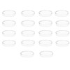 Petri Dishes, Disposable Petrisara, Plastic with Lid, Clear, Laboratory Supplies,