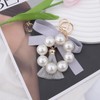 Bow Pearl Bag Charm for Tote Bag Wallet Keychain for