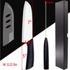 Rynal Ceramic Knife - 7 inch Chef's Santoku Knife -