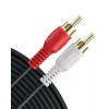Universal 2 RCA to 2 RCA RCA Cable, Male Stereo
