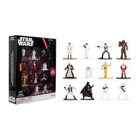 Jada Star Wars Nano Metalfigs 12-Pack – Series 1 Toys | 1.65” Die-Cast Mini Figures Featuring Luke Skywalker, Darth Vader, Princess Leia, and More