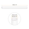 Rebower 14" Clear Plastic Rigid Pipe 31mm x 35mm(1 1/4"