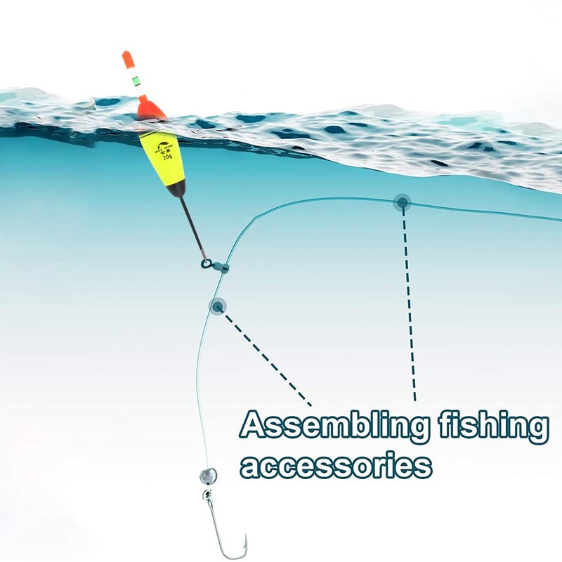 OriGlam 5pcs EVA Foam Floats - Fishing Bobbers for Pike,