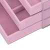 Acrylic Jewelry Organizer 3 Drawers Storage Box Transparent Jewelry Display