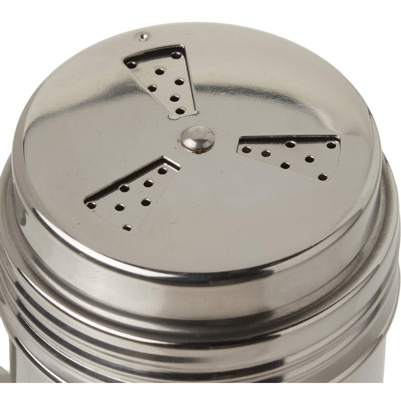 Tablecraft, 10 oz, Silver Stainless Steel Dry Rub Shaker with