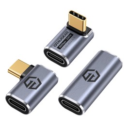 GRAUGEAR USB-C Adapter from 10 Gbps, USB-C Male, Data Transfer from 10 Gbit/s, Made of Aluminium (USB-C 40 Gbps)