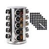 DOUBLE 2 C Revolving Spice Rack with 20 Jars, Rotating