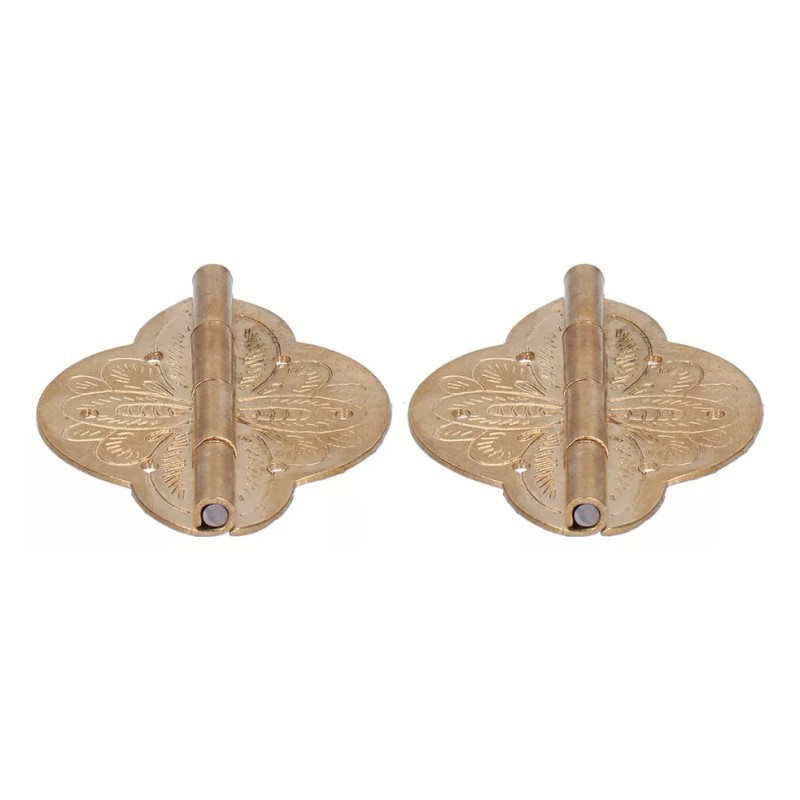 generic Bisagra Antigua De Latón Pequeña De 2 Juegos Para