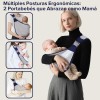 Cangurera Portabebés Ergonómico 2 Pcs Transpirable Canguro