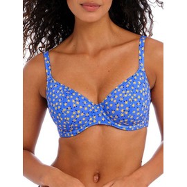 Freya Women's Garden Disco Underwire Plunge Bikini Top, Bluebell, 32DDD US