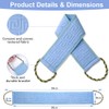 Exfoliating Back Scrubber for Shower, 34 Inches Back Scrubber with
