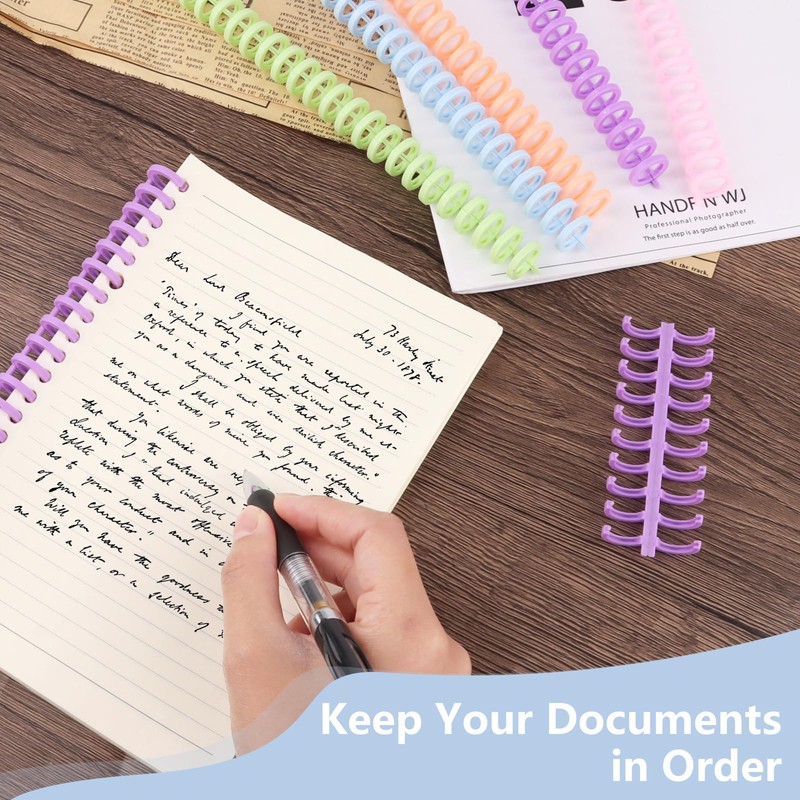 Pack of 15 Binding Combs Plastic Binding Combs 30 Rings