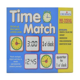 Creative Educational Creative School Time Match Cards