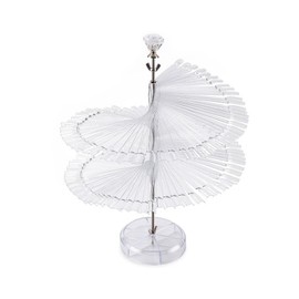 Soporte de Exhibición de Tabla de Colores para Decoración de Uñas, Estante de Exhibición de Uñas Postizas en Espiral, Estante de Muestra de Uñas Portátil Extraíble en Forma de