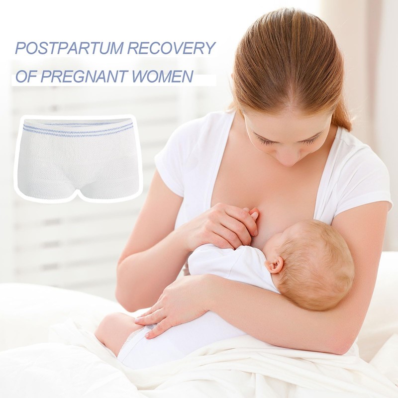 FUIPVGI 8 Pack Fix Reusable Net Pants, Incontinence Net Knickers,
